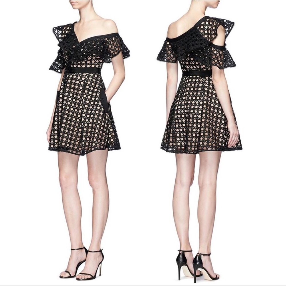 Self-portrait iconic cannage dress size8 - Picture 1 of 6